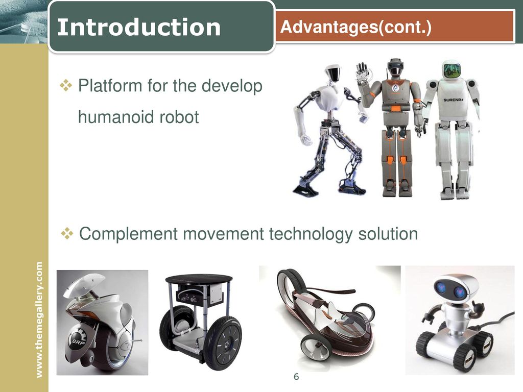 Self balancing sale robot ppt